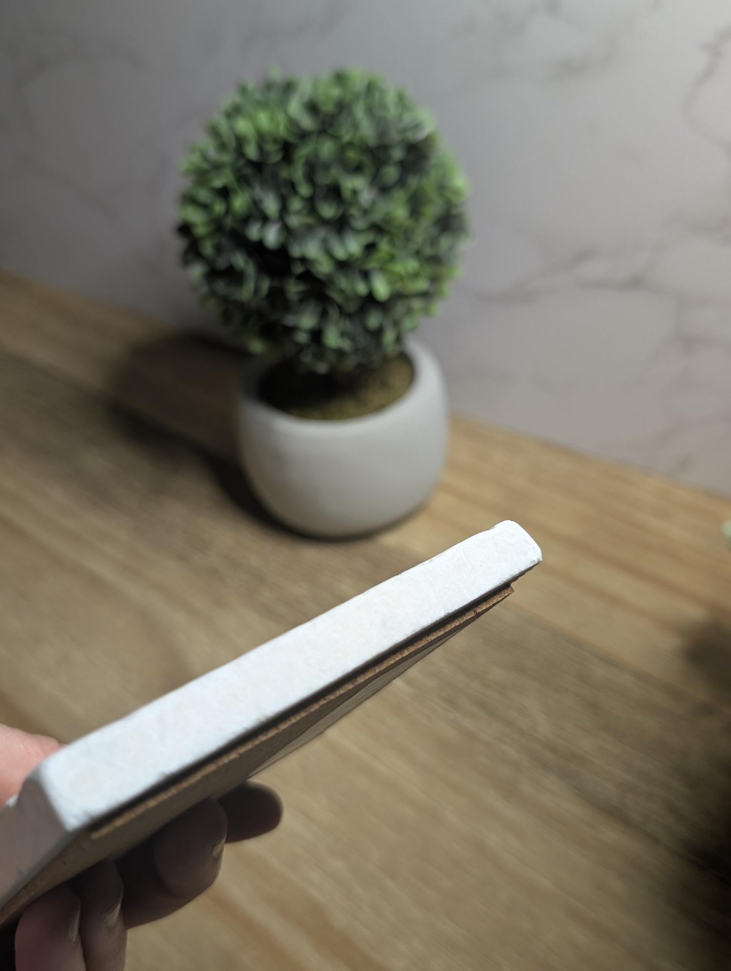 Trivet | Marble | Travertine | Square | 4 inch | One Qty