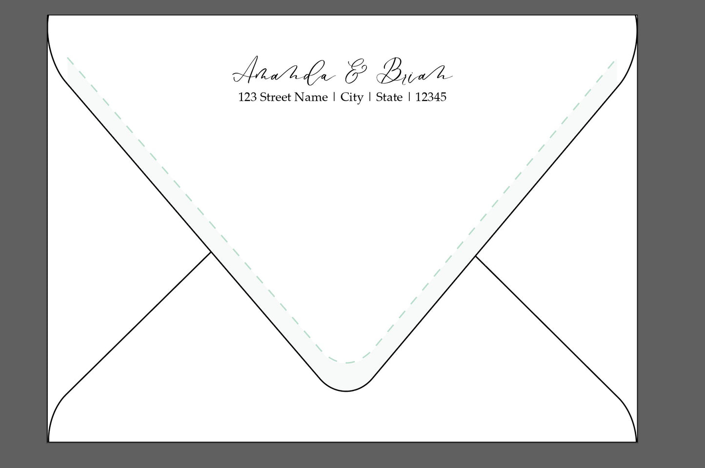 Modern Whimsy Wedding Invitation Suite