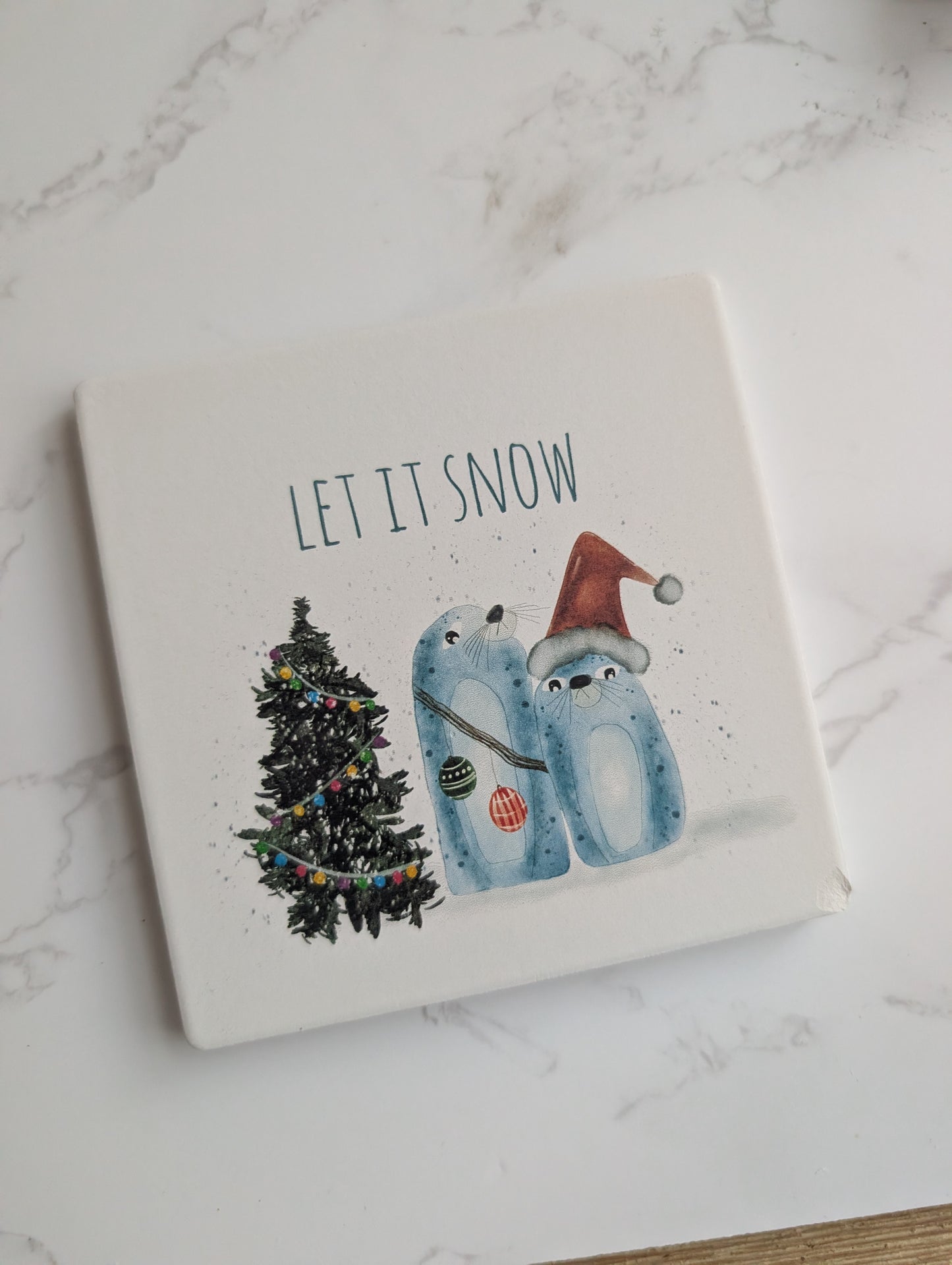 Coaster | Holiday Collection | Round | Ceramic