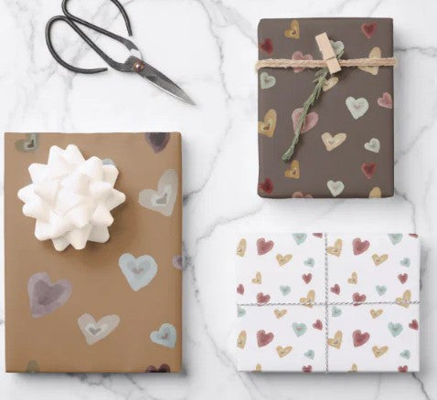 Hearts Gift Wrap