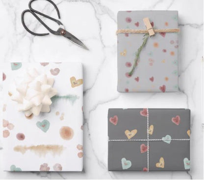 Hearts Gift Wrap