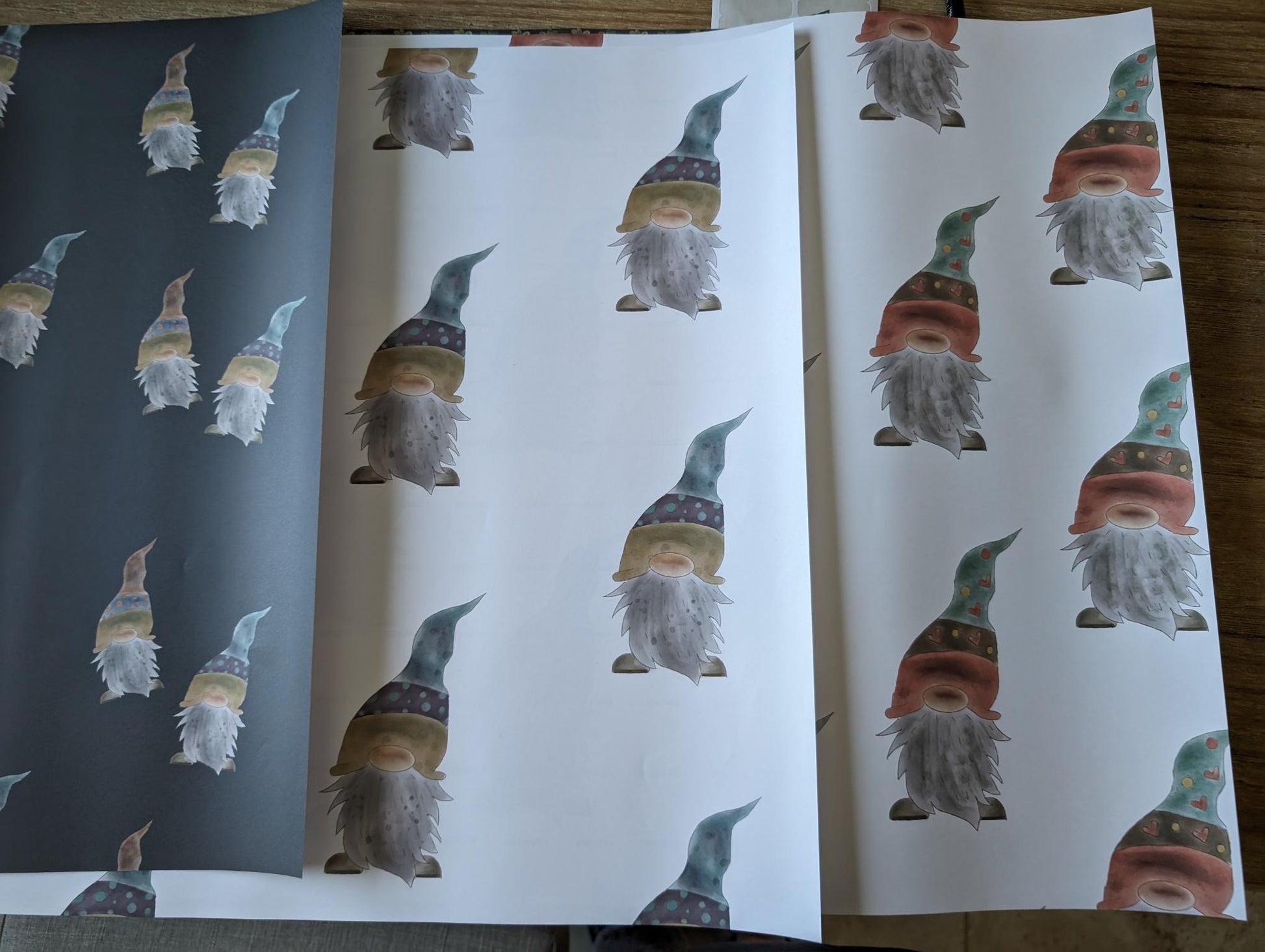 Gnomes Gift Wrap