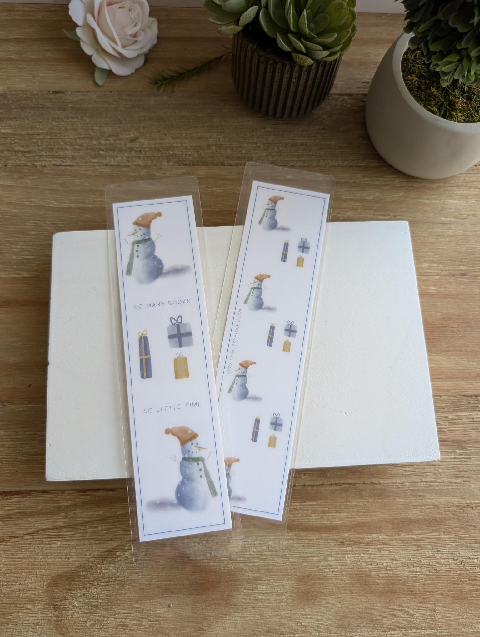 Bookmarks | Laminated | 2x8 inch | Watercolor Stationery