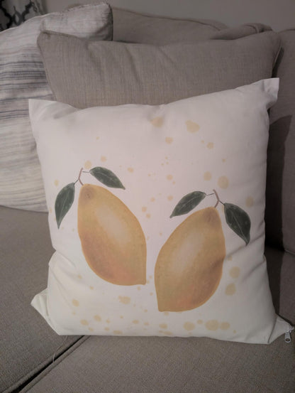 Pillow | Canvas | 12" x 18" | 18" x 18" | Watercolor