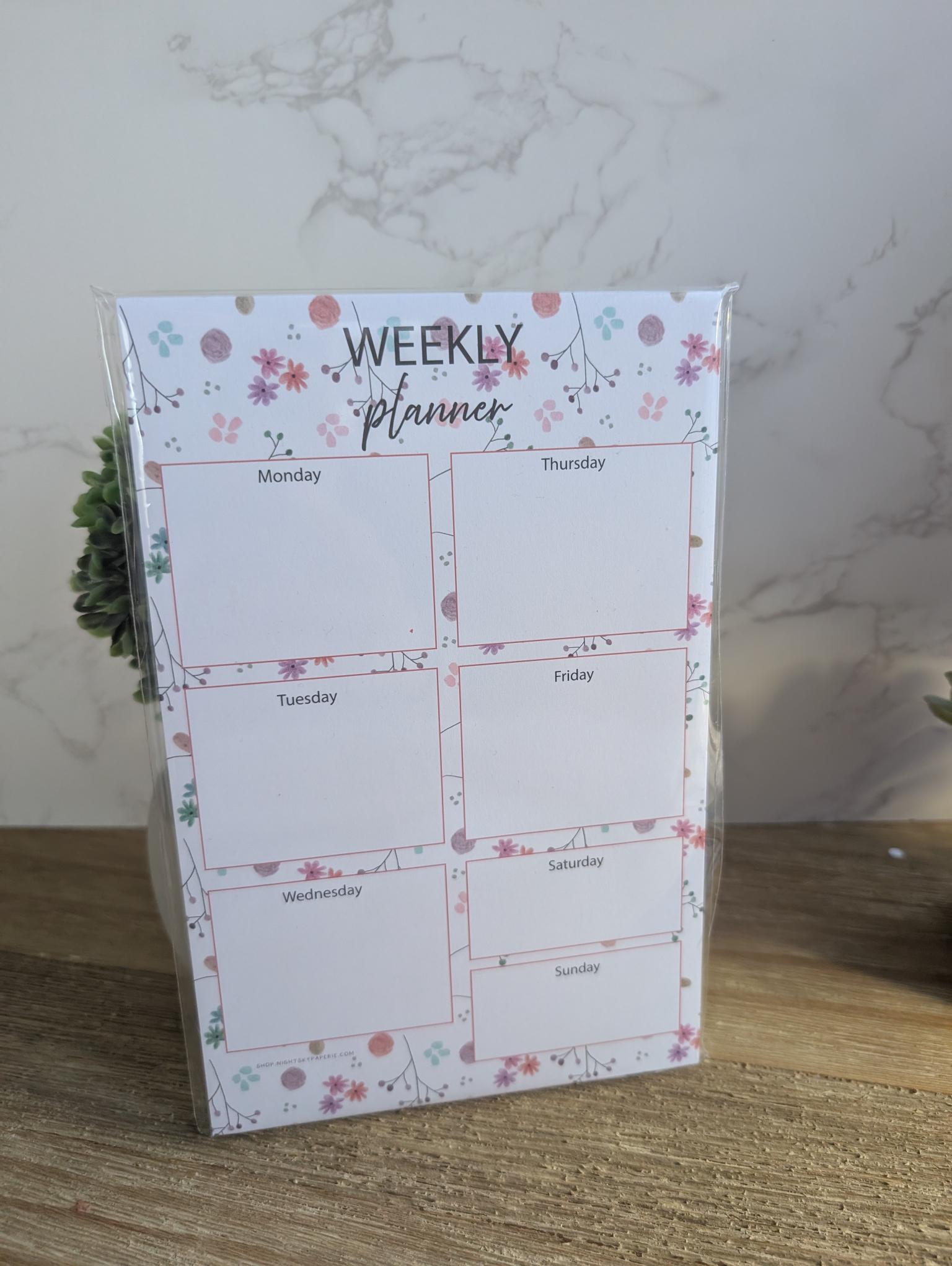 Notepad | Weekly Planner | 5.5x8.5