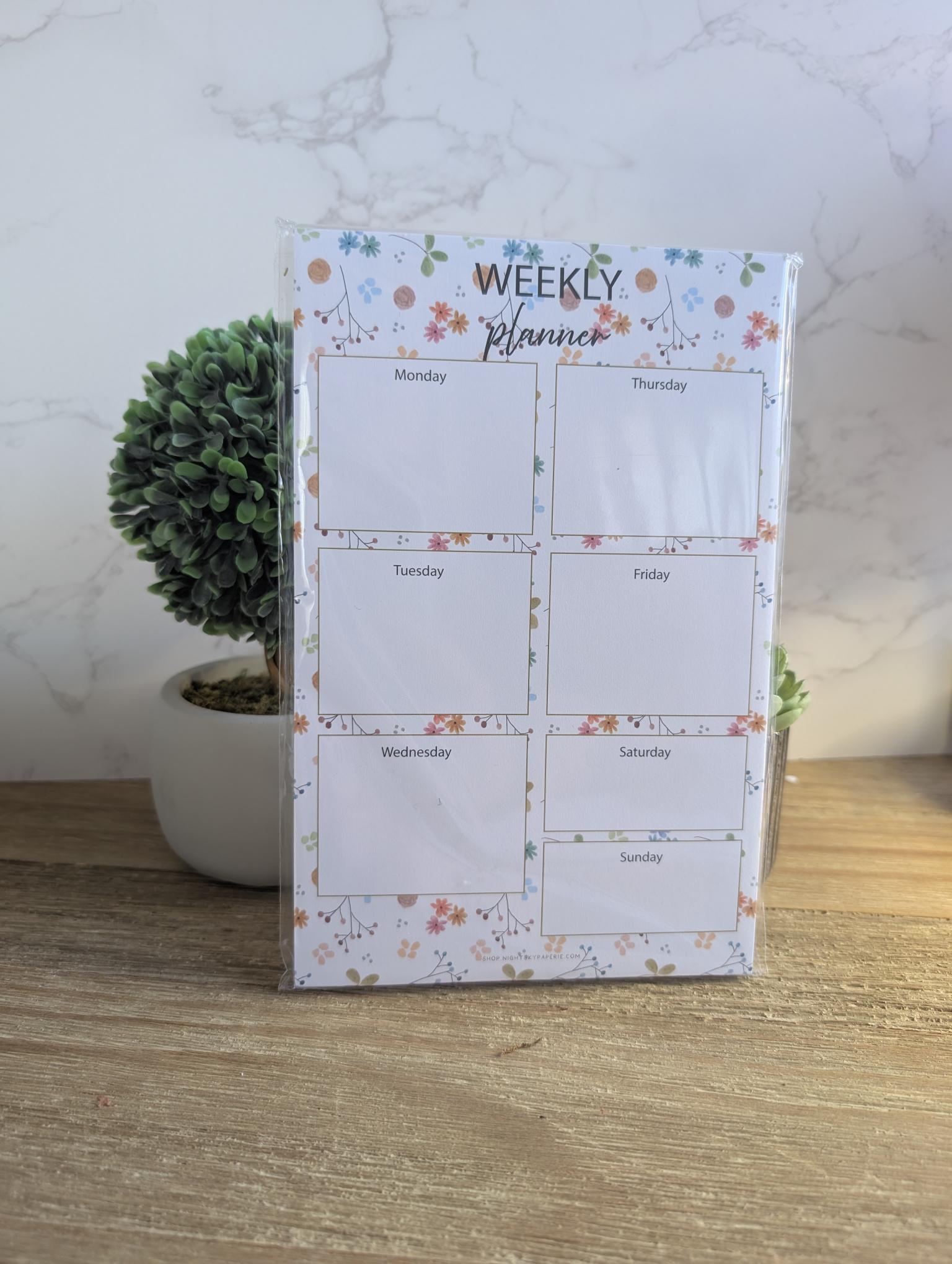 Notepad | Weekly Planner | 5.5x8.5