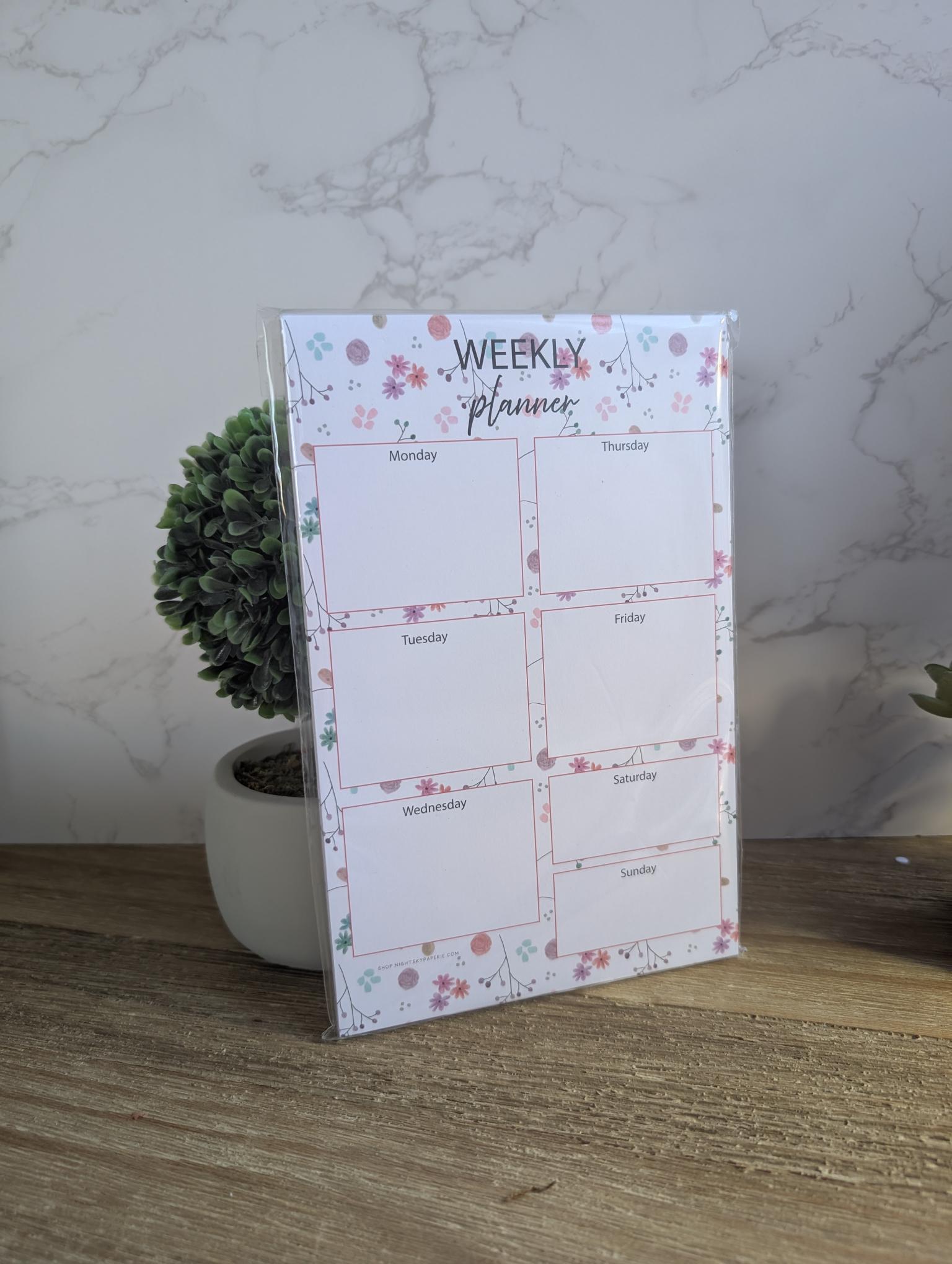 Notepad | Weekly Planner | 5.5x8.5