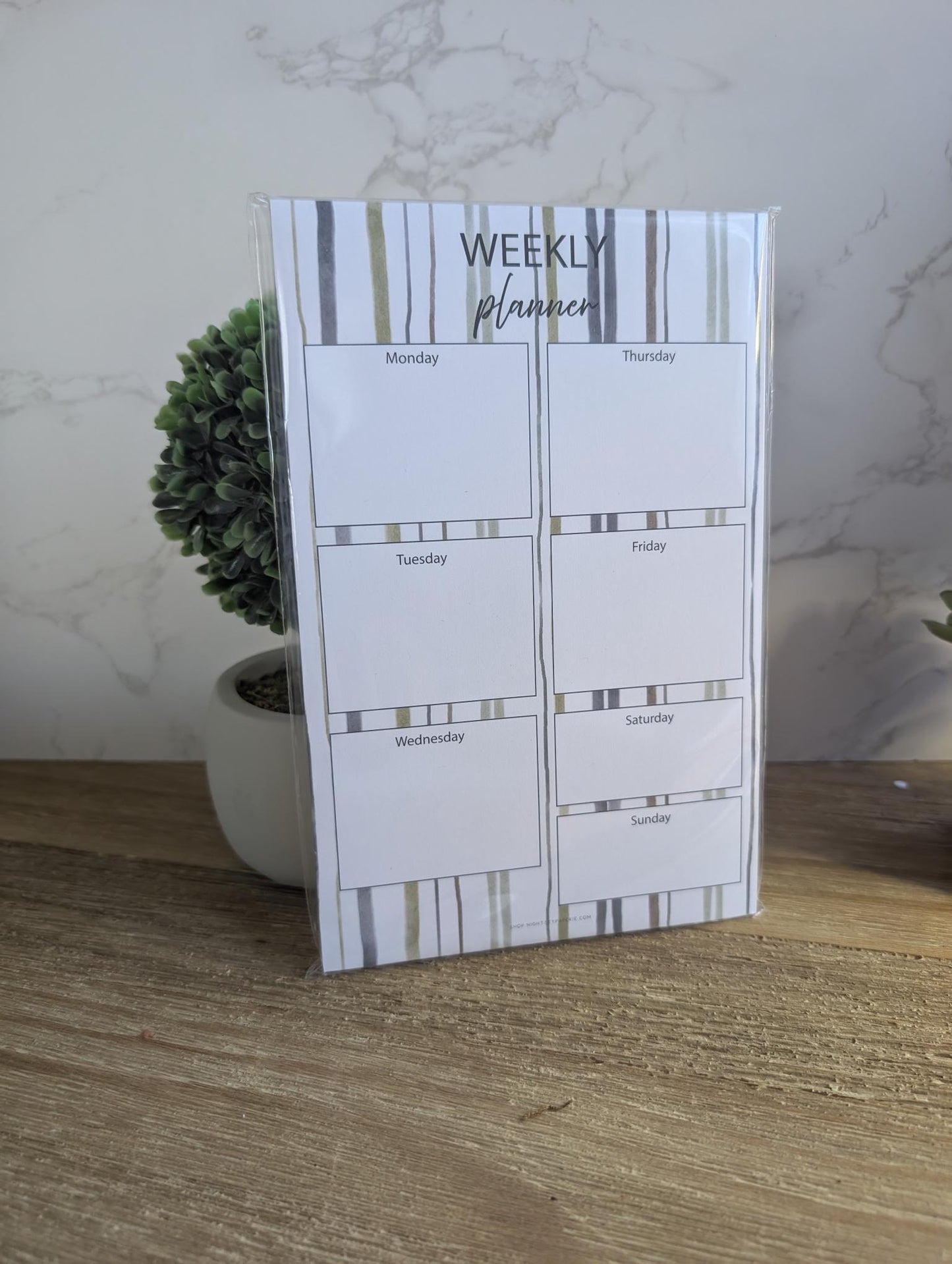 Notepad | Weekly Planner | 5.5x8.5
