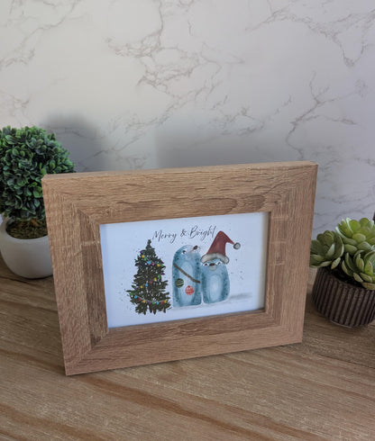 Framed Art | Holiday Collection | 8x10 in | 5x7 in | Watercolor Design