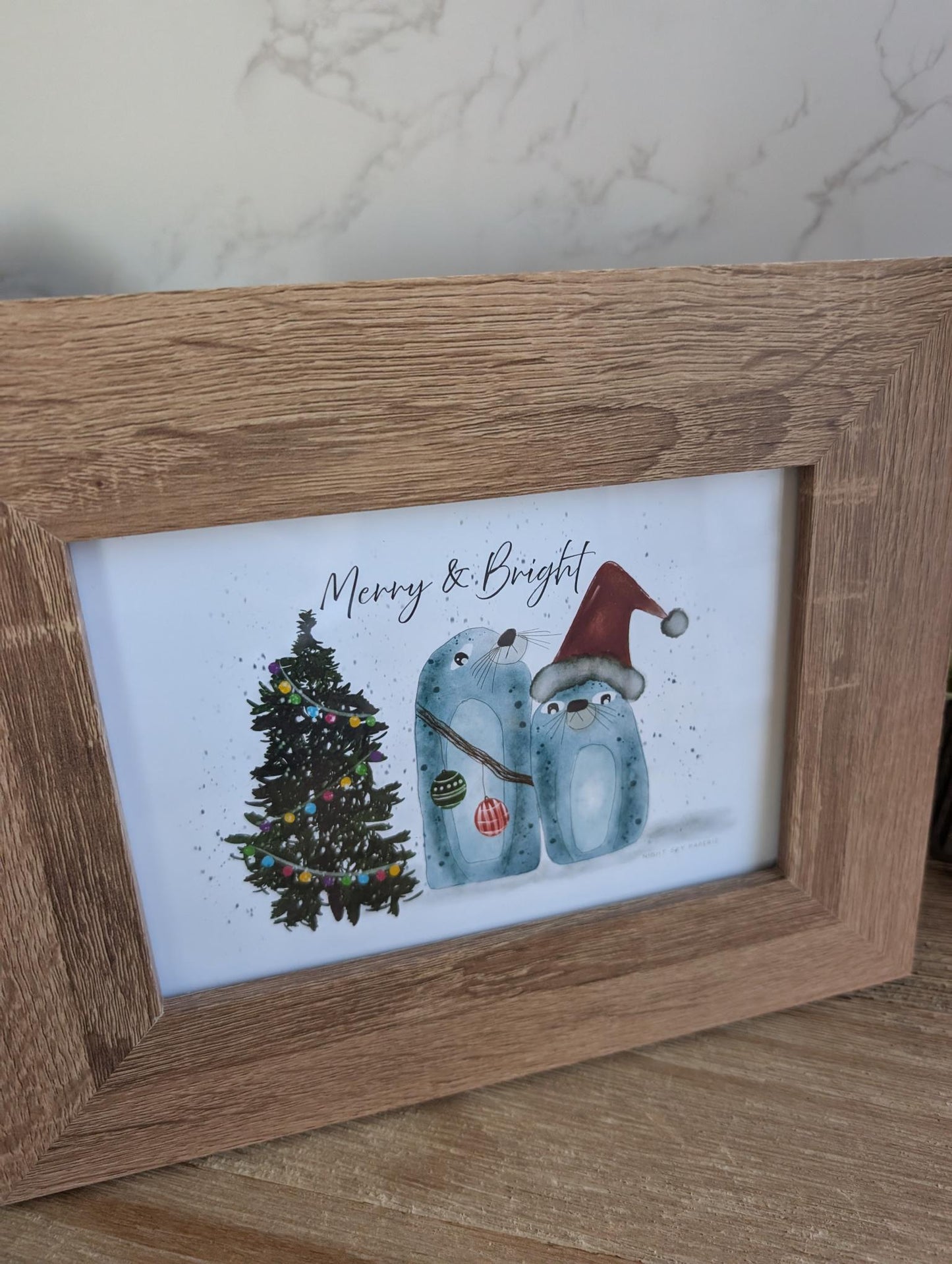 Framed Art | Holiday Collection | 8x10 in | 5x7 in | Watercolor Design
