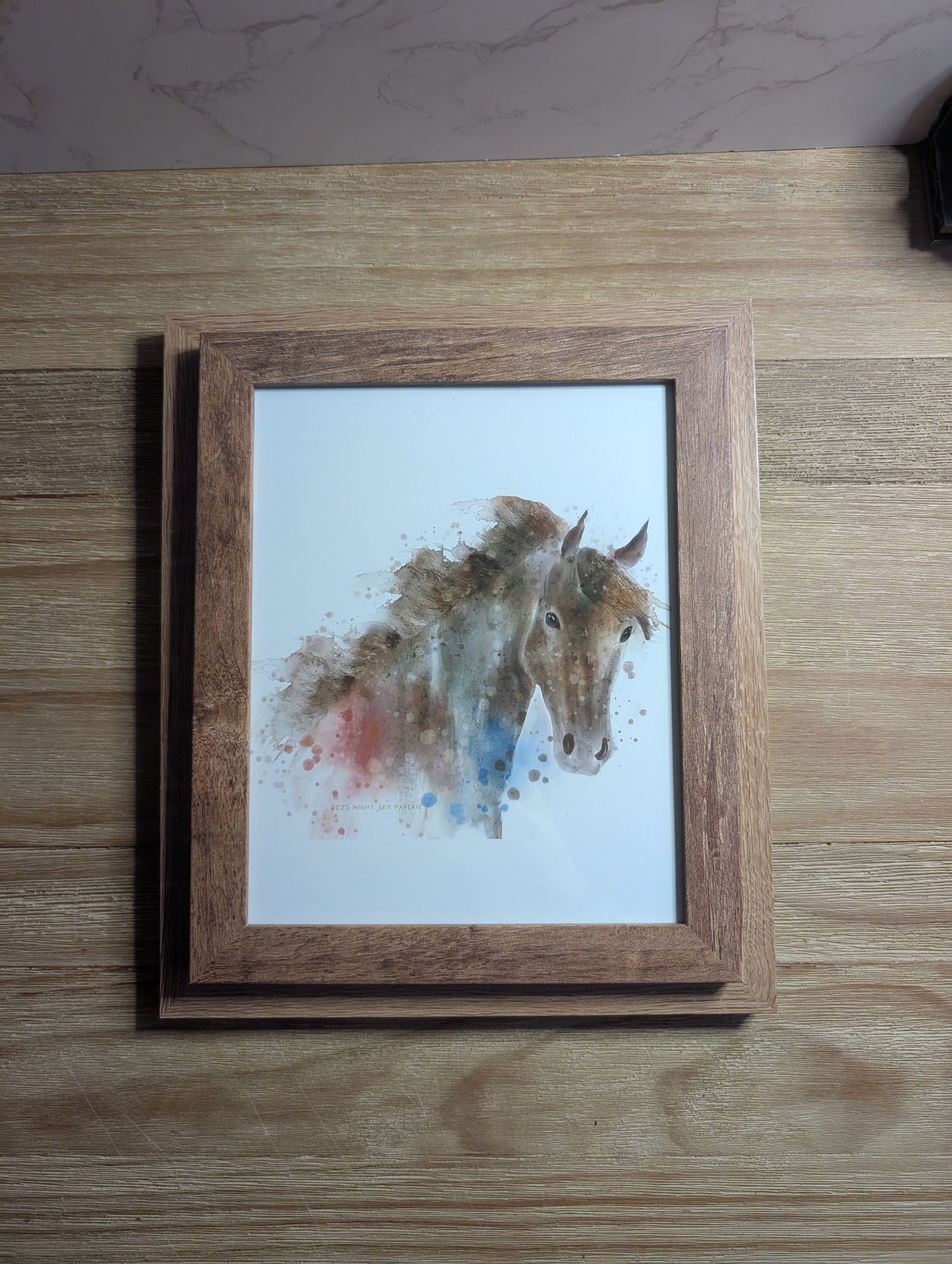 Framed Art | Animal Rescue | Limited Edition | 8x10 in  | Watercolor