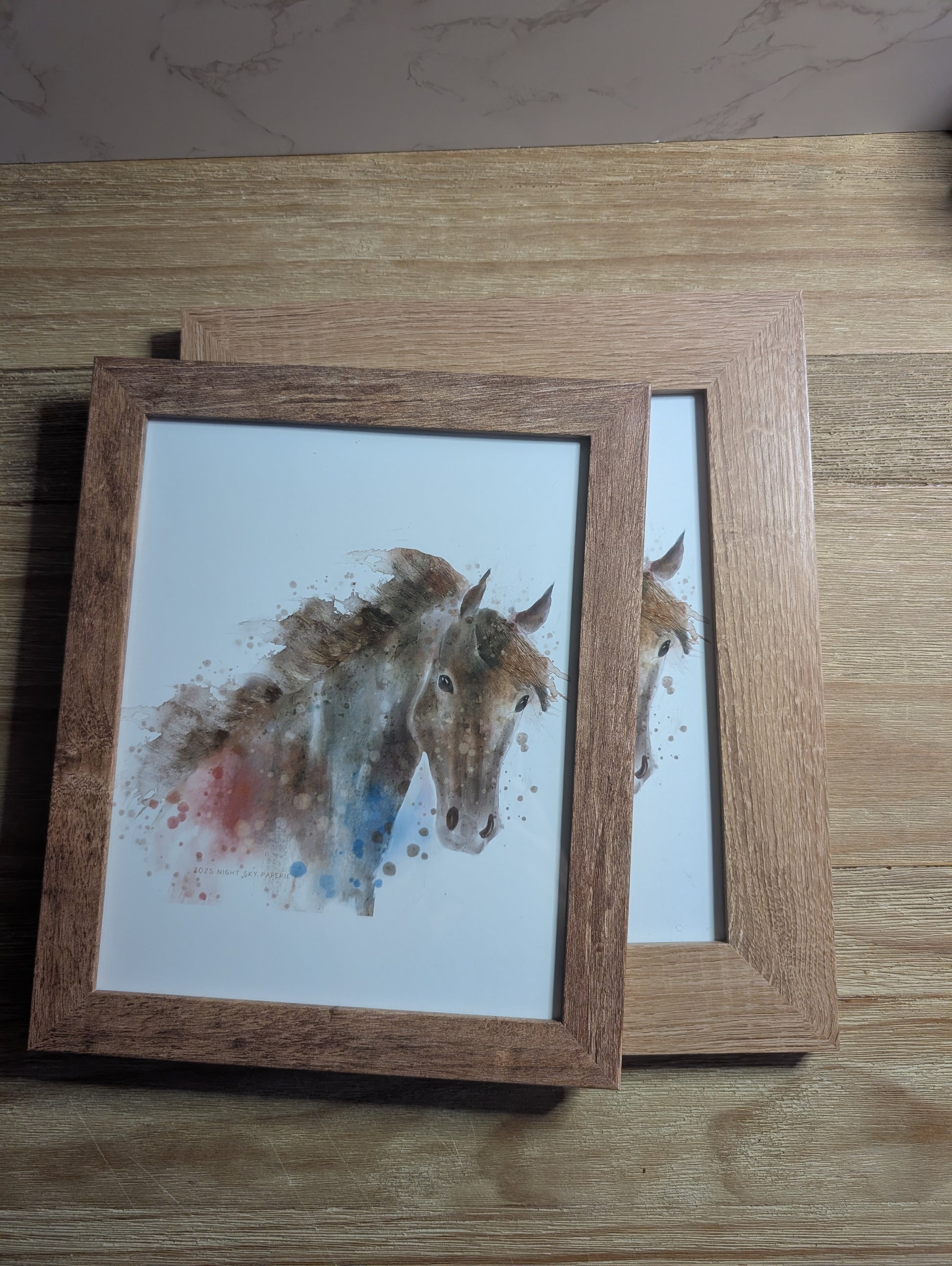 Framed Art | Animal Rescue | Limited Edition | 8x10 in  | Watercolor