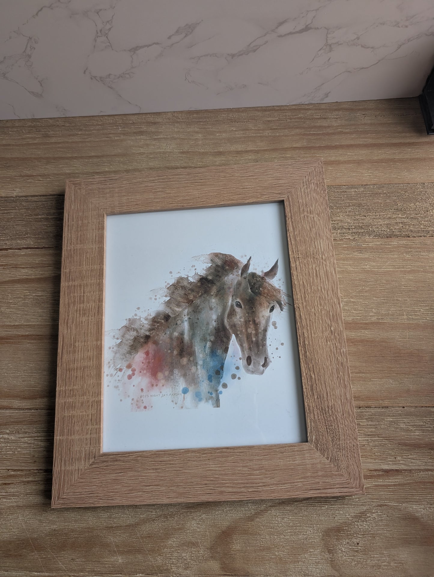 Framed Art | Animal Rescue | Limited Edition | 8x10 in  | Watercolor