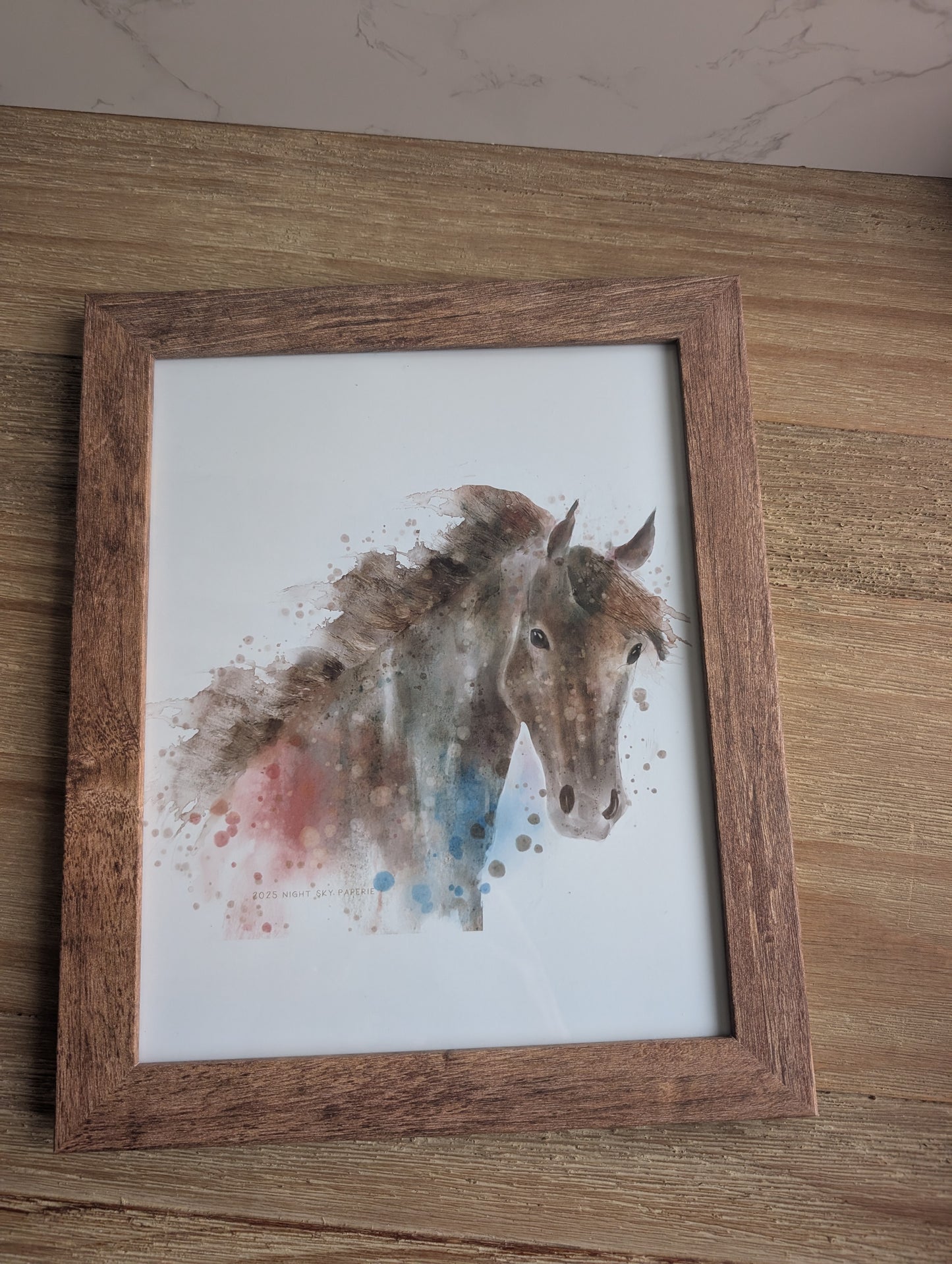 Framed Art | Animal Rescue | Limited Edition | 8x10 in  | Watercolor