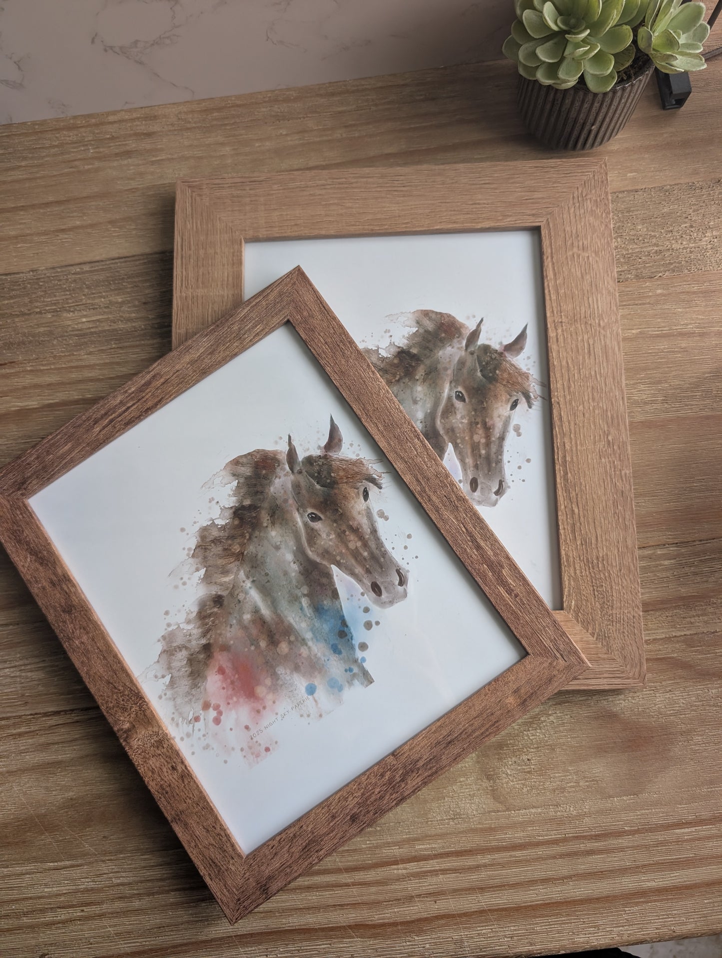 Framed Art | Animal Rescue | Limited Edition | 8x10 in  | Watercolor