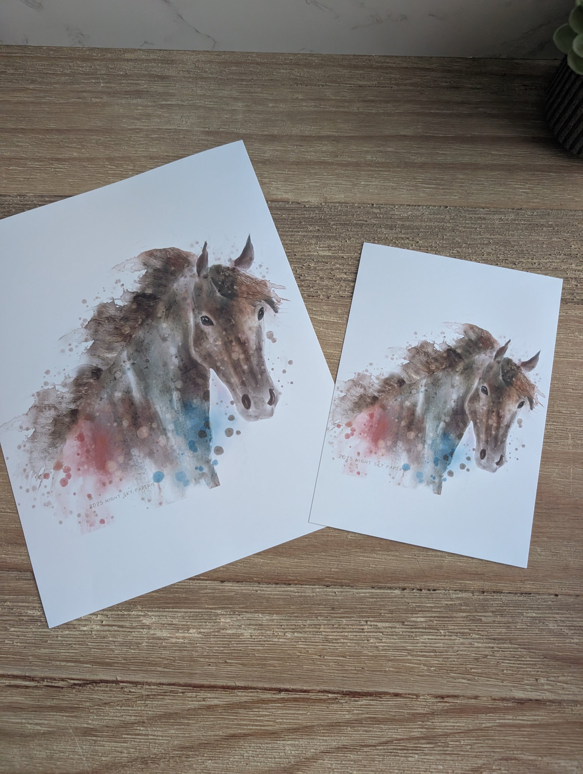 Framed Art | Animal Rescue | Limited Edition | 8x10 in  | Watercolor