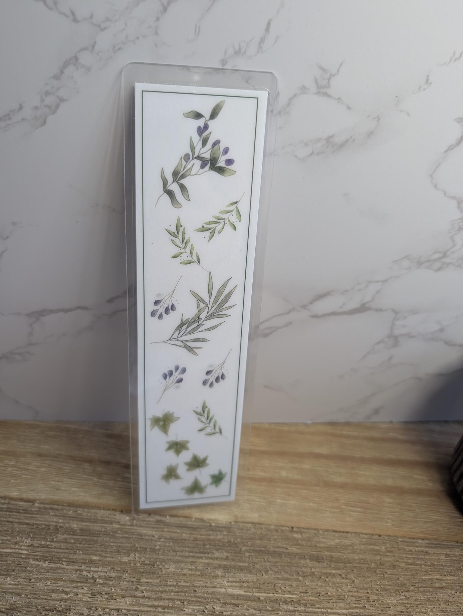 Bookmarks | Laminated | 2x8 inch | Watercolor Stationery