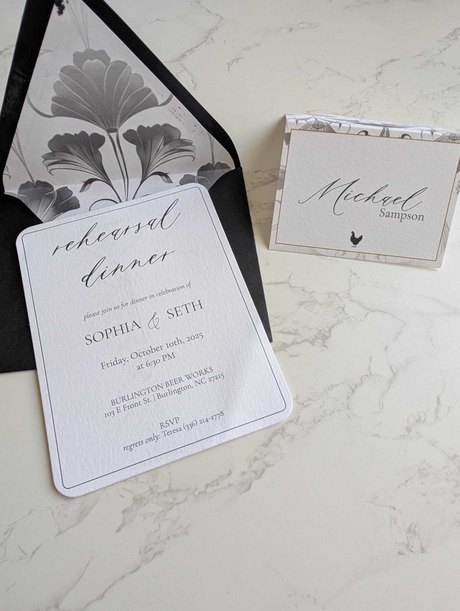 Art Deco Invitation Suite