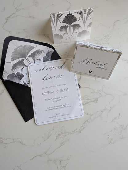 Art Deco Invitation Suite