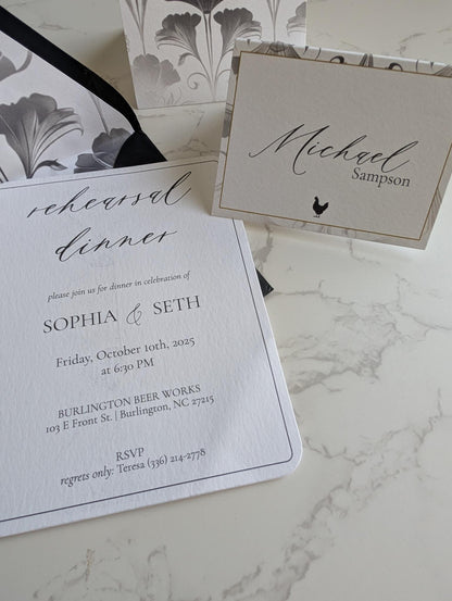 Art Deco Invitation Suite