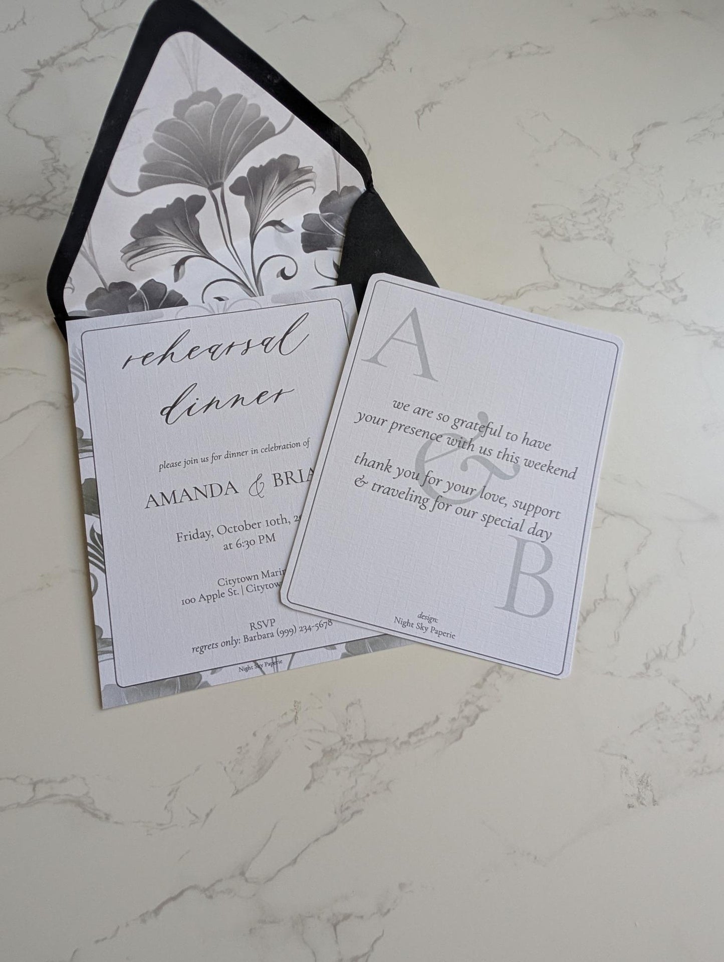 Art Deco Invitation Suite