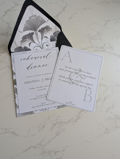 Art Deco Invitation Suite