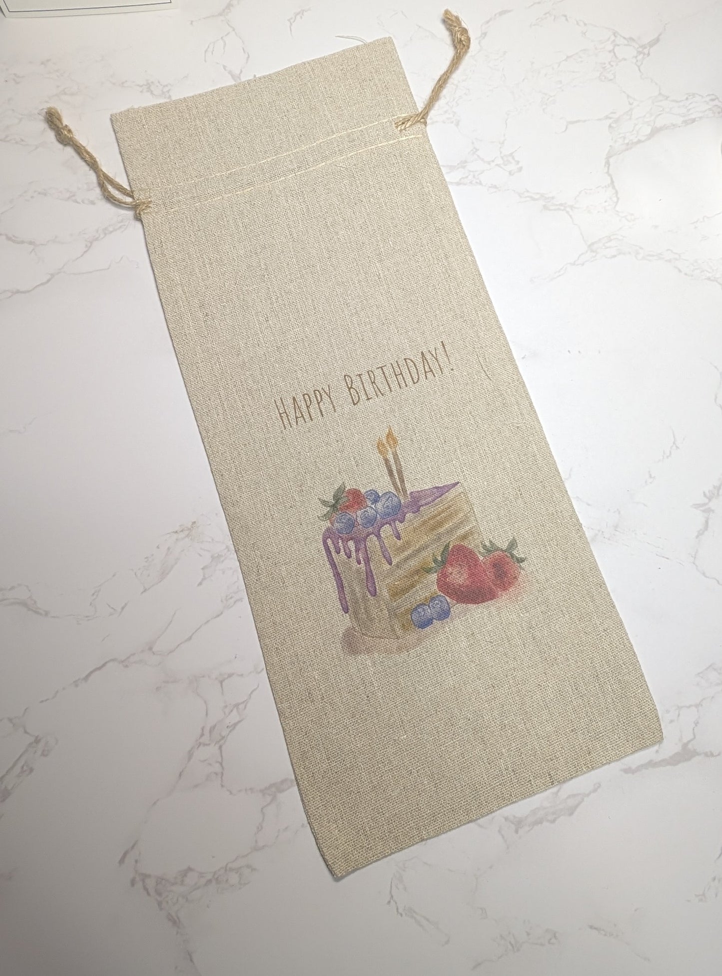 Wine Bag - Linen