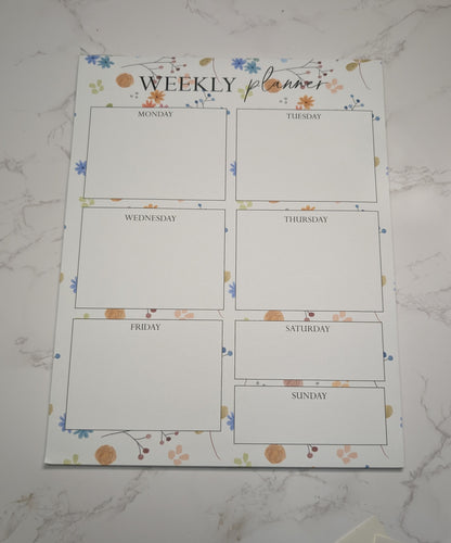 Notepad | Weekly Planner | 5.5x8.5" | 8.5x11"