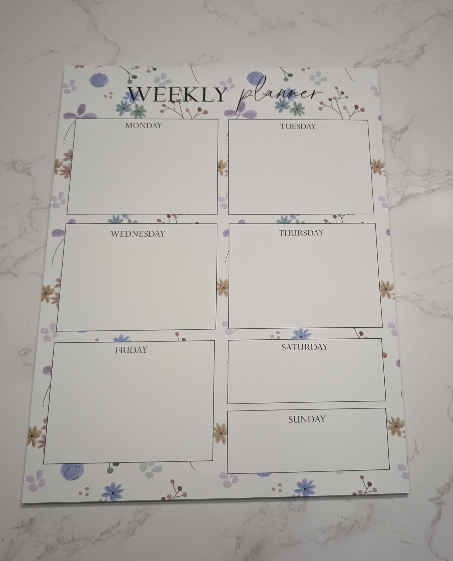 Notepad | Weekly Planner | 5.5x8.5" | 8.5x11"