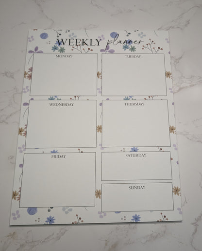 Notepad | Weekly Planner | 5.5x8.5" | 8.5x11"