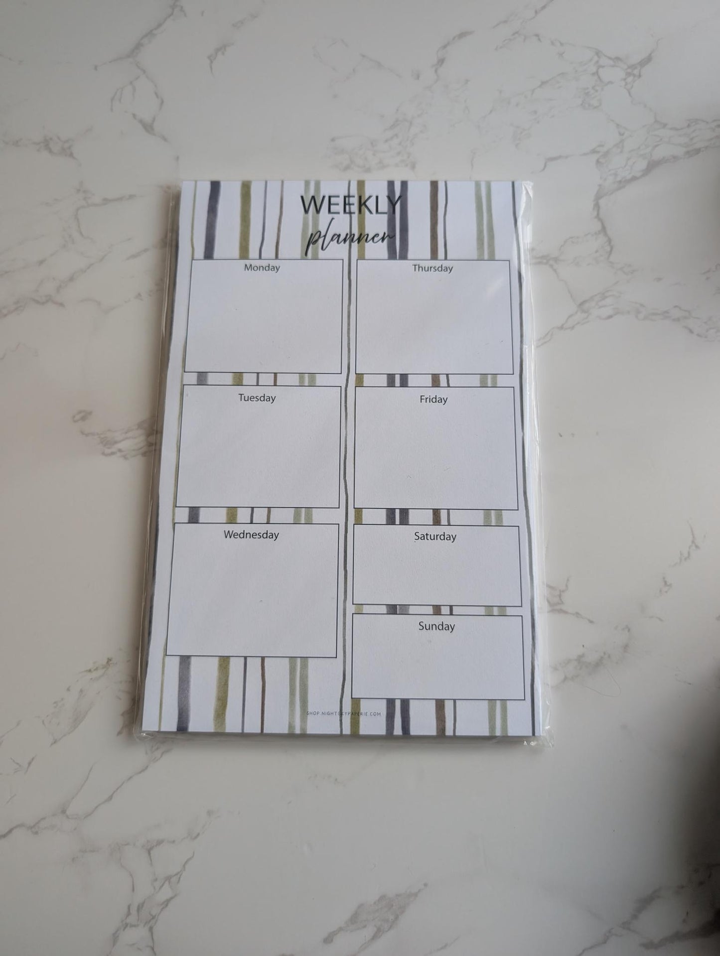 Notepad | Weekly Planner | 5.5x8.5" | 8.5x11"