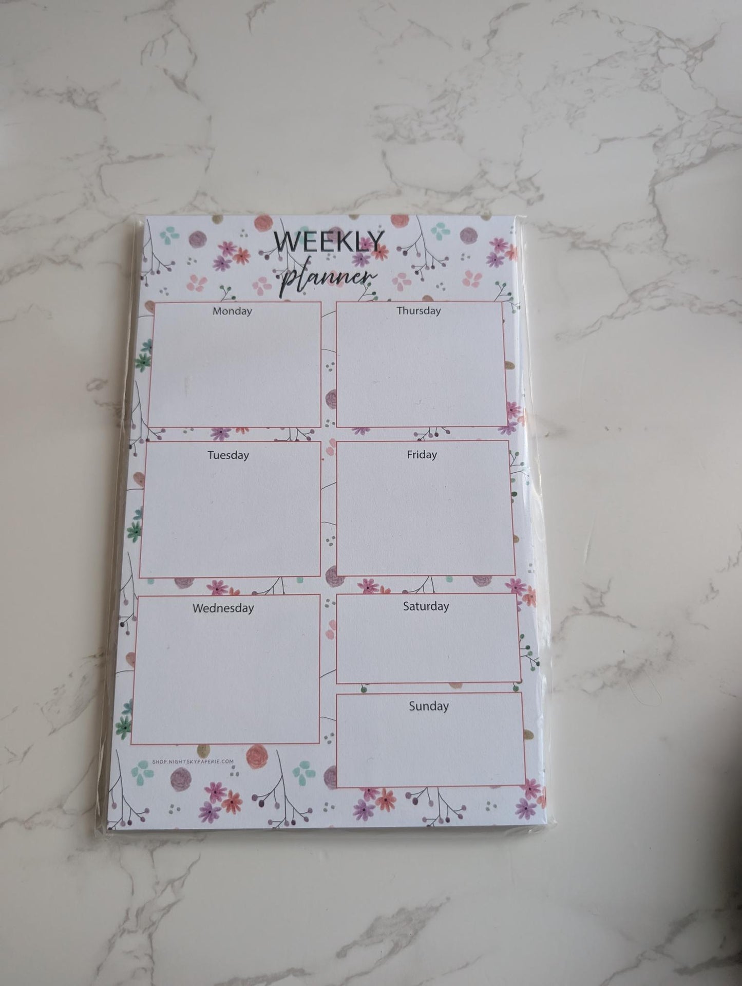 Notepad | Weekly Planner | 5.5x8.5" | 8.5x11"