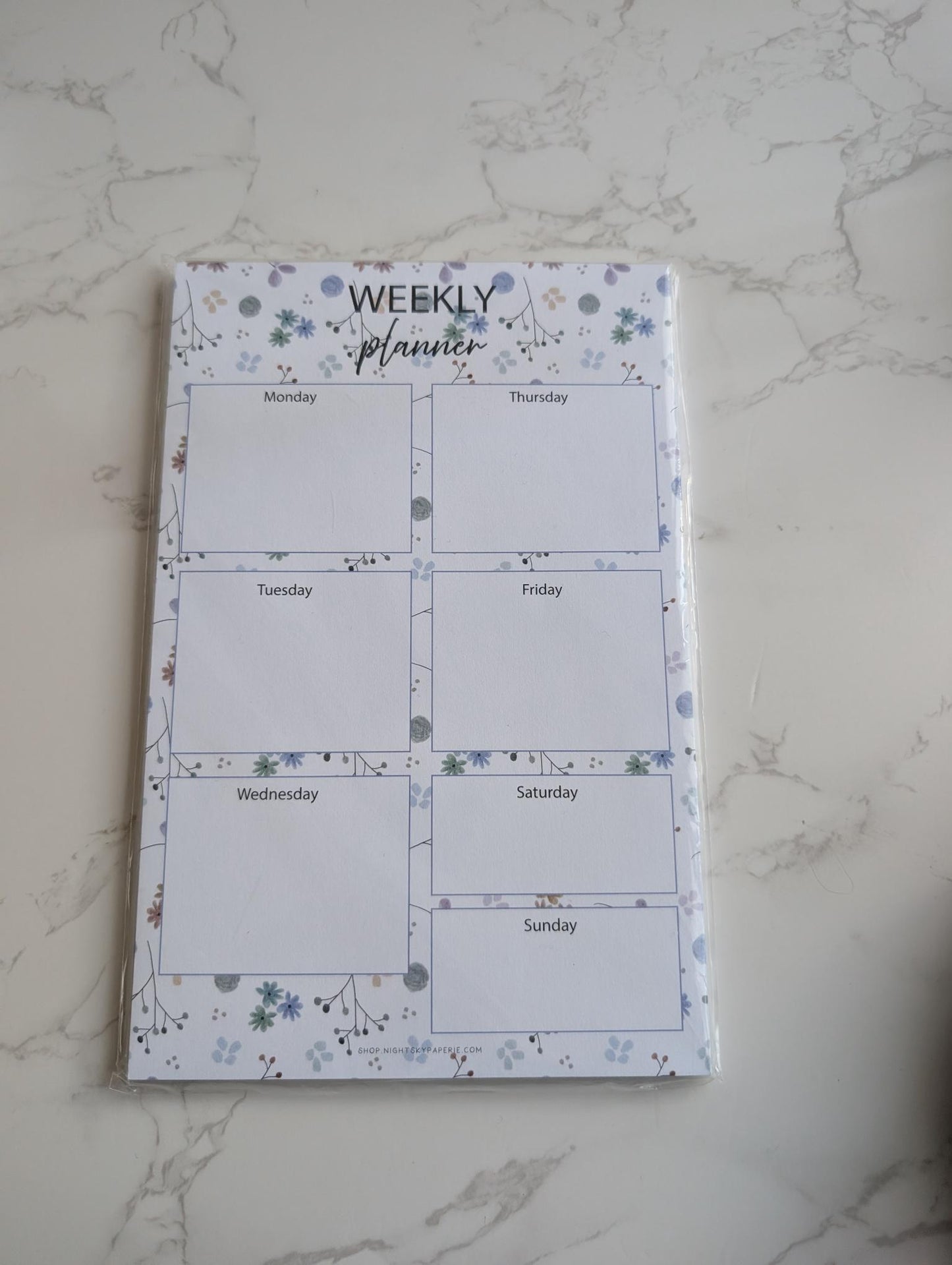 Notepad | Weekly Planner | 5.5x8.5" | 8.5x11"