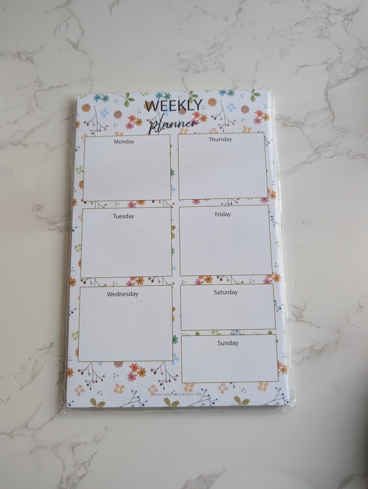Notepad | Weekly Planner | 5.5x8.5" | 8.5x11"