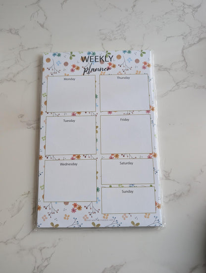 Notepad | Weekly Planner | 5.5x8.5" | 8.5x11"