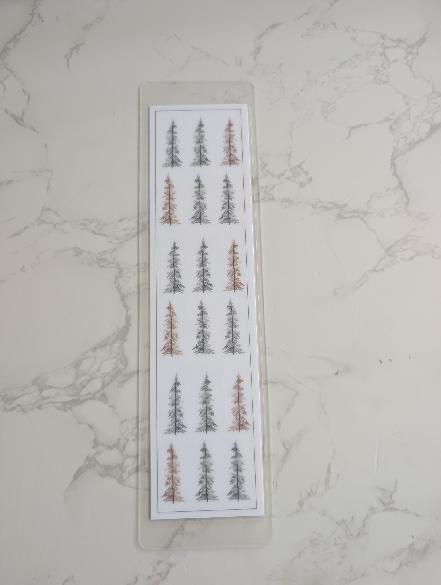 Bookmarks | Laminated | 2x8 inch | Watercolor Stationery