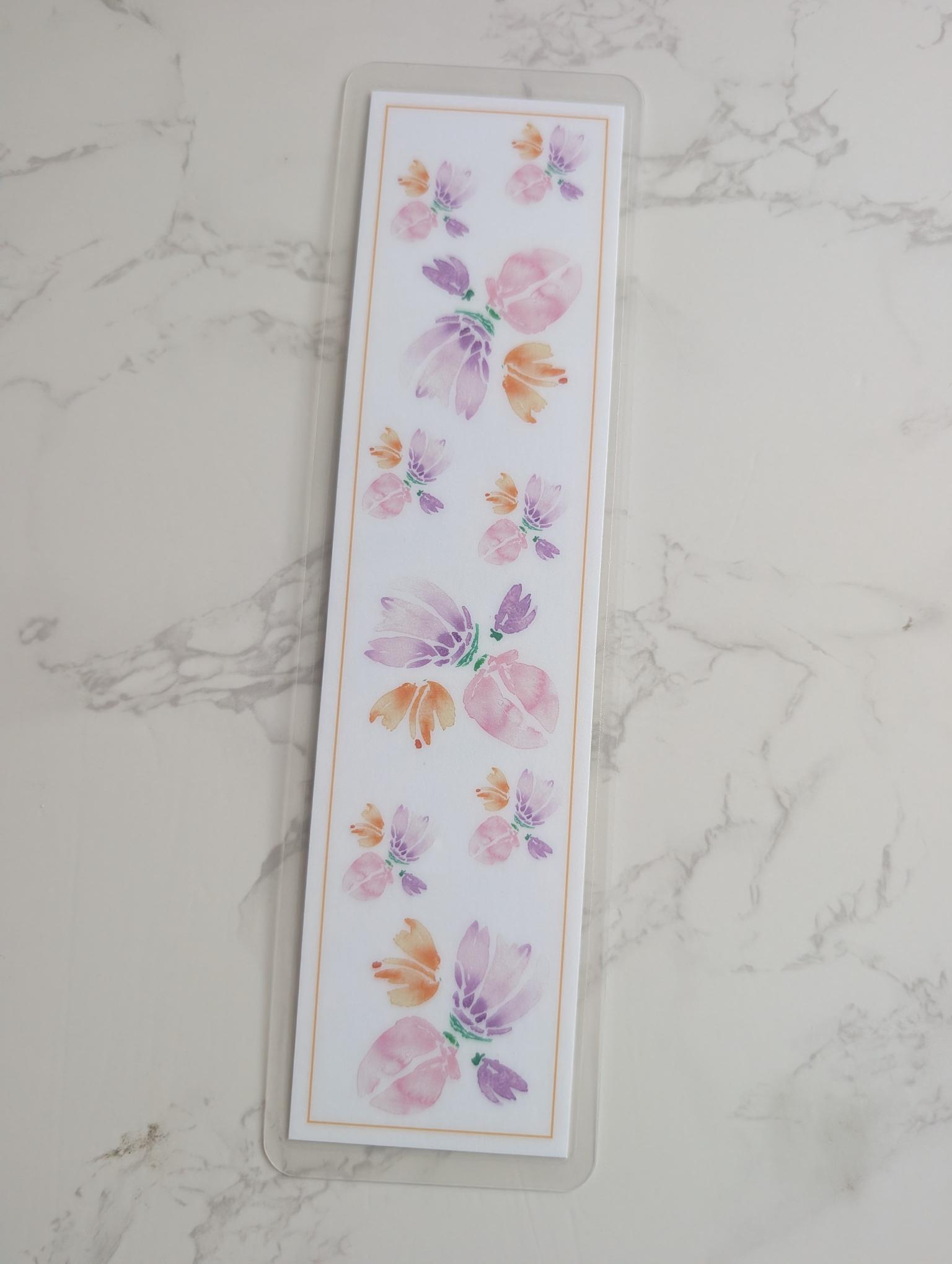 Bookmarks | Laminated | 2x8 inch | Watercolor Stationery