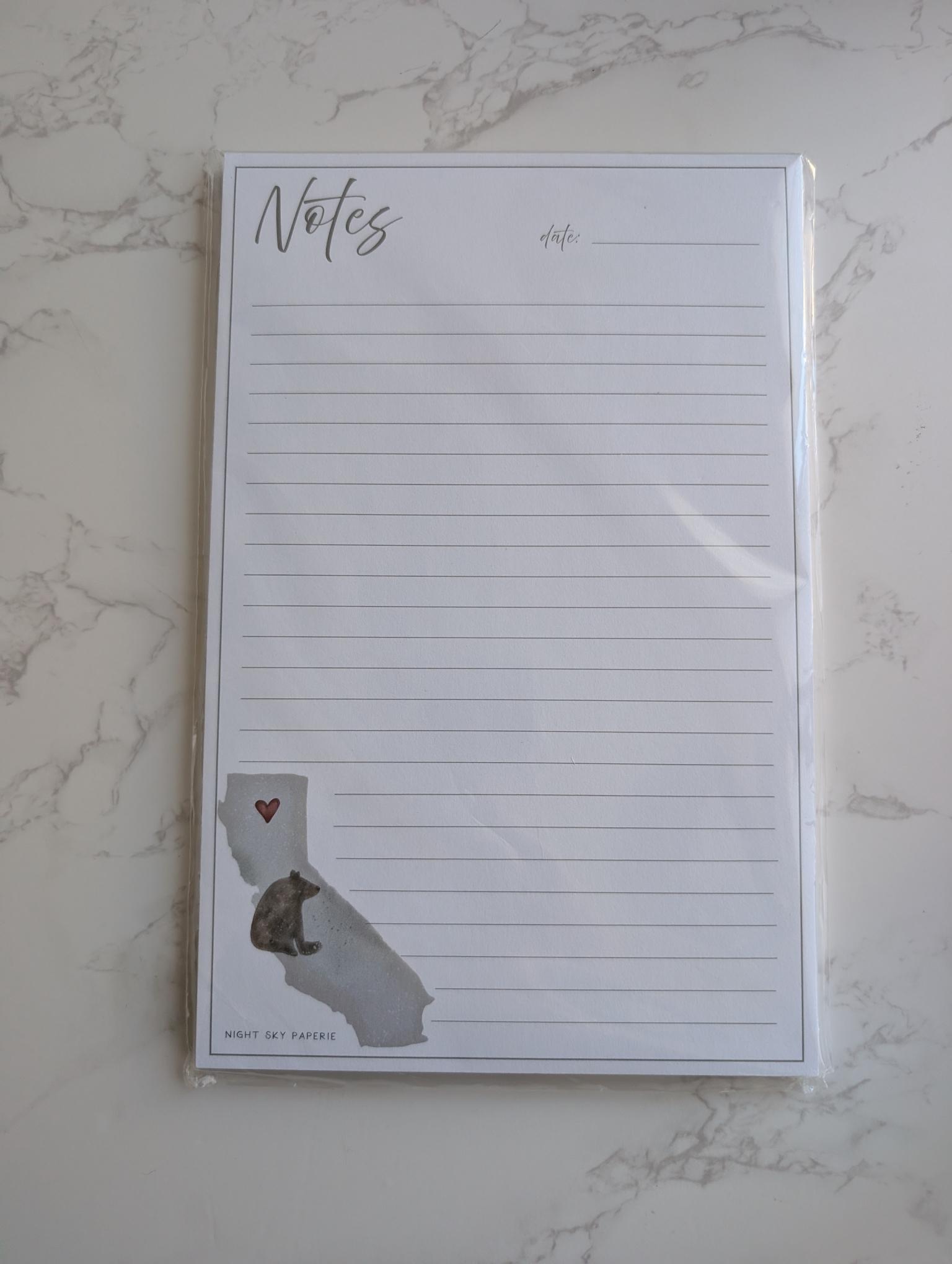 Notepad | Large | 5.5"x8.5'"