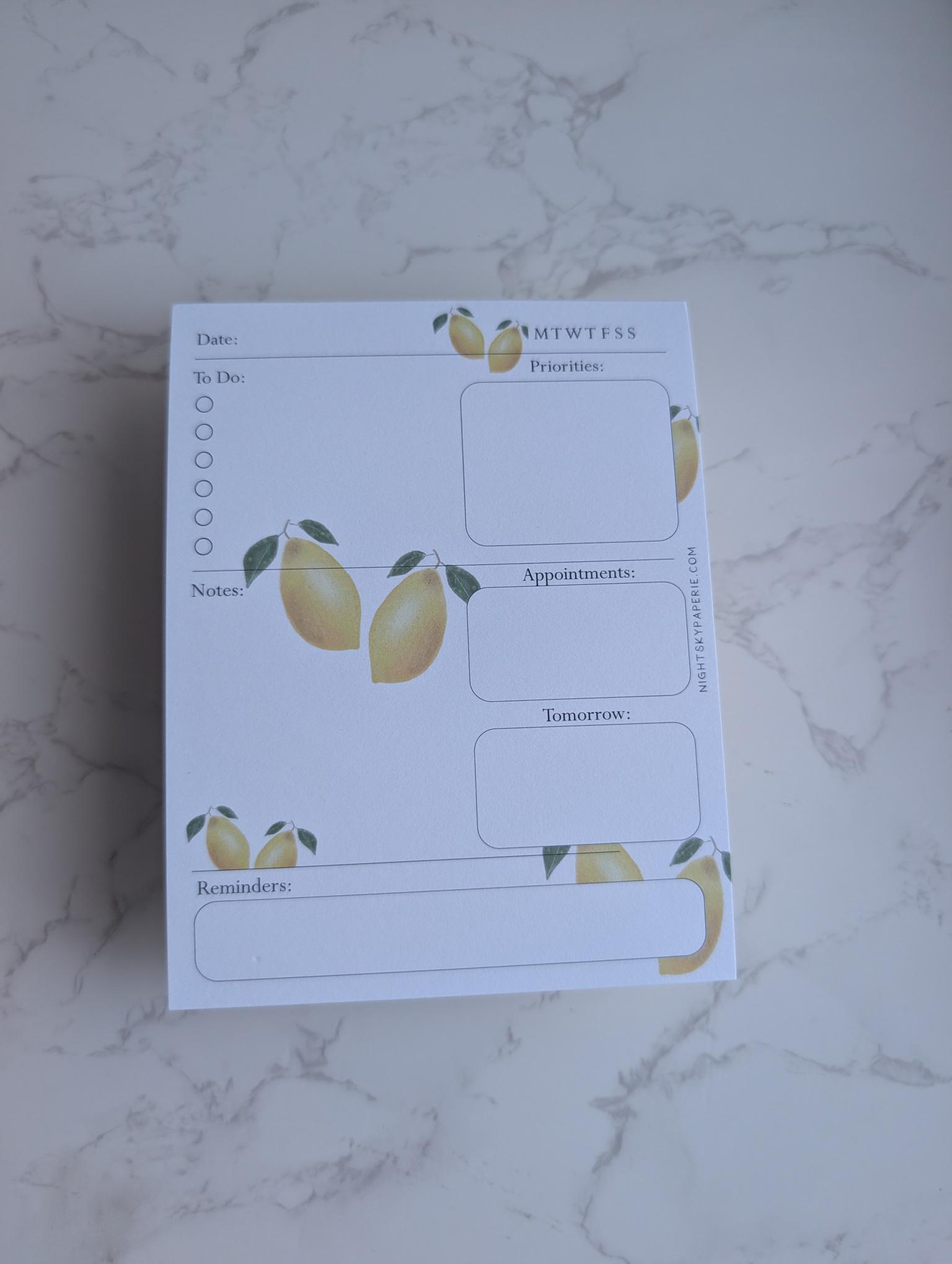 Notepad | Daily Tasks | 4.25x5.5"