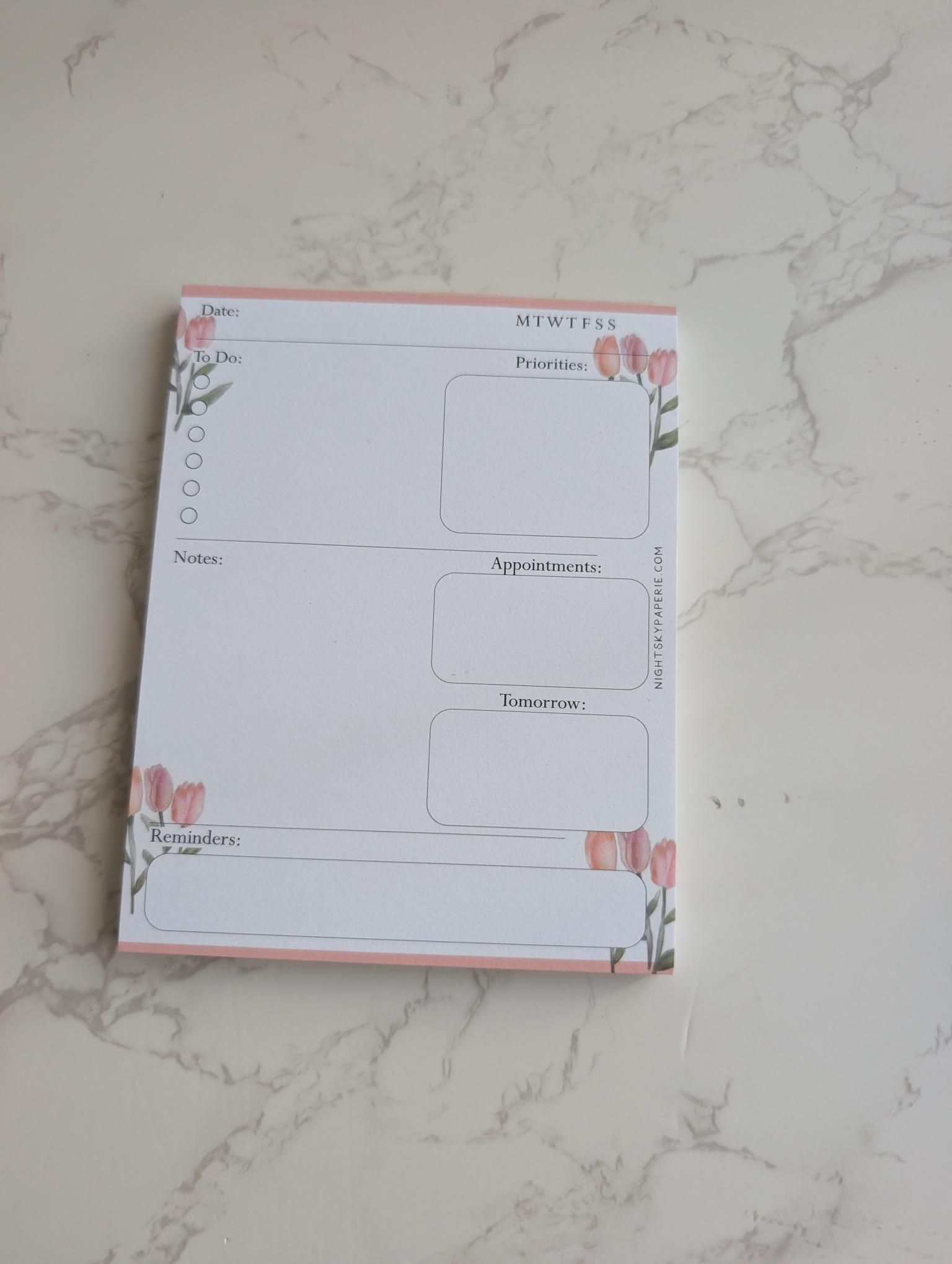 Notepad | Daily Tasks | 4.25x5.5"