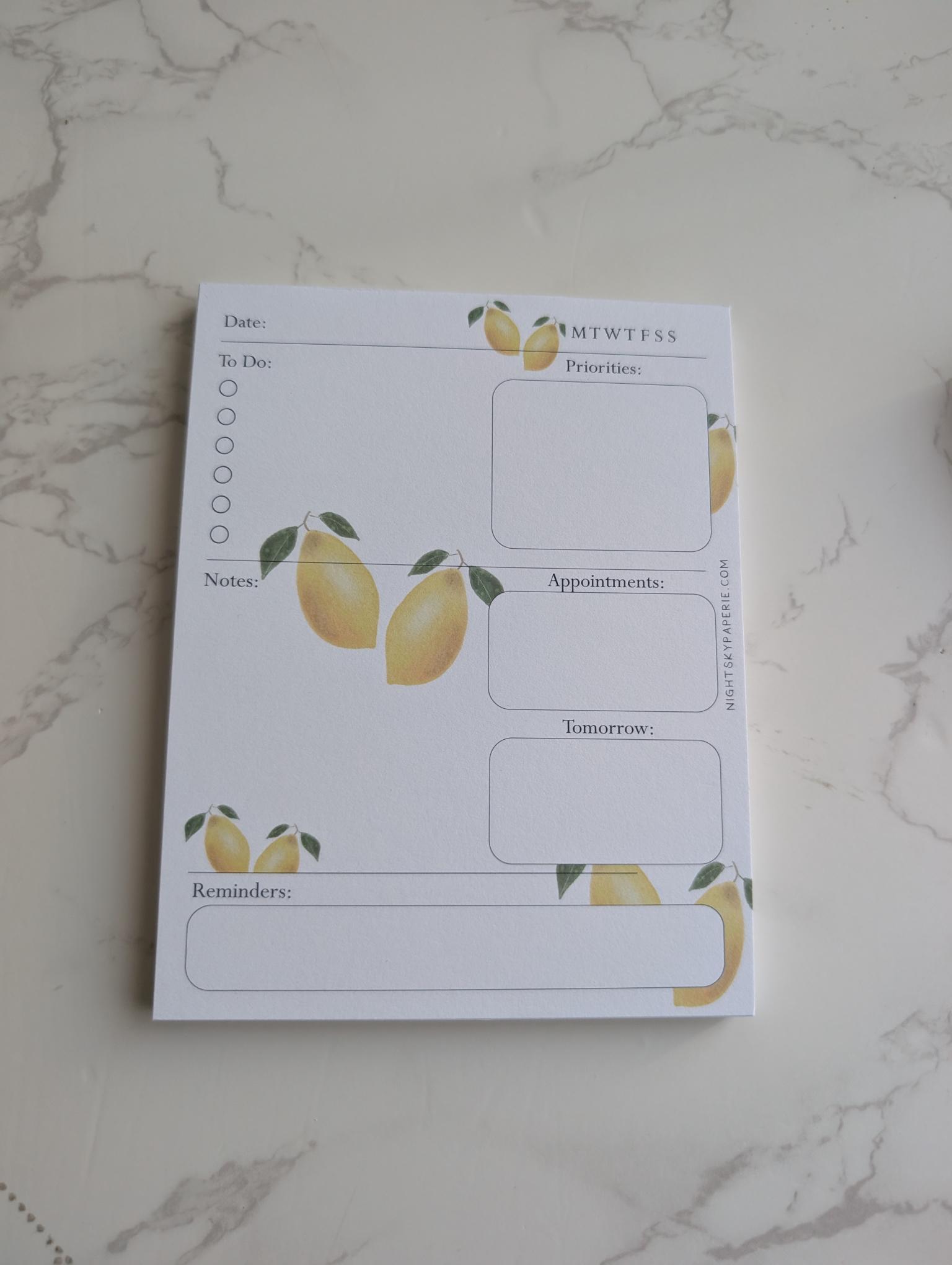 Notepad | Daily Tasks | 4.25x5.5"