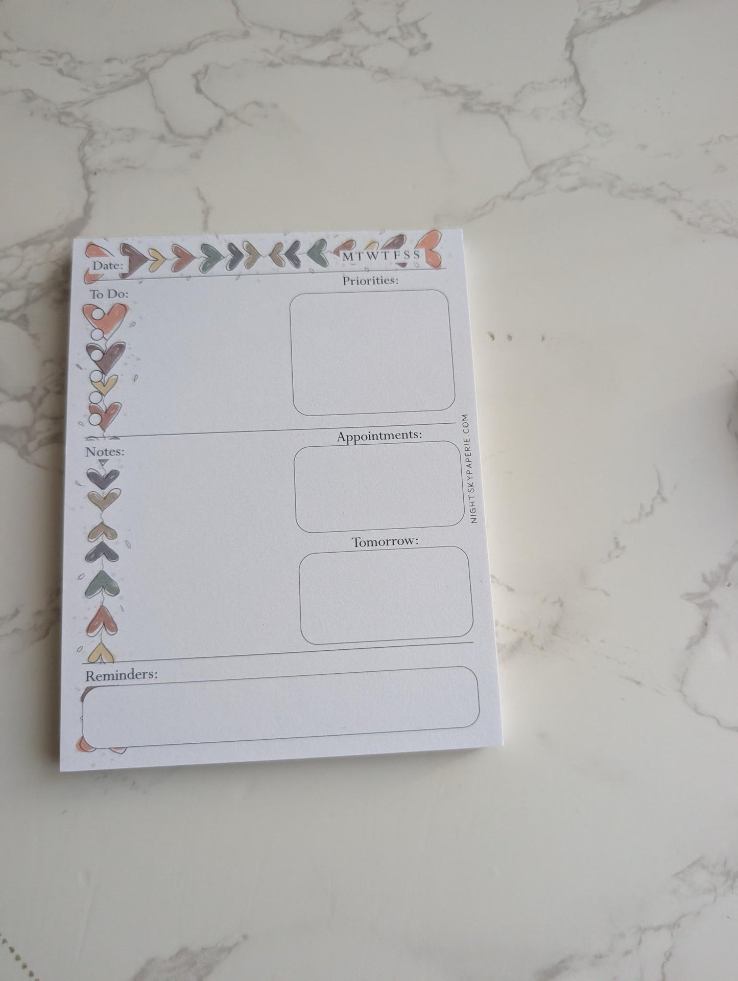 Notepad | Daily Tasks | 4.25x5.5"