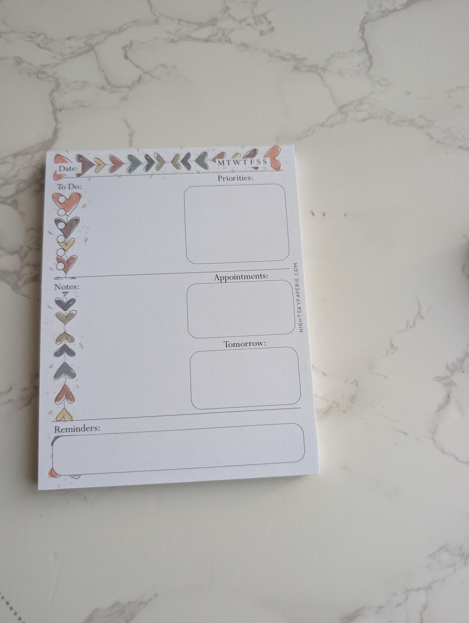 Notepad | Daily Tasks | 4.25x5.5"