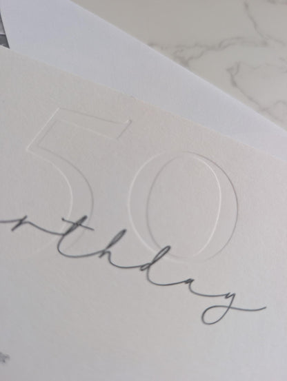 Embossed | Art Deco | Number Invitation | Semi-Custom Invitation Suite