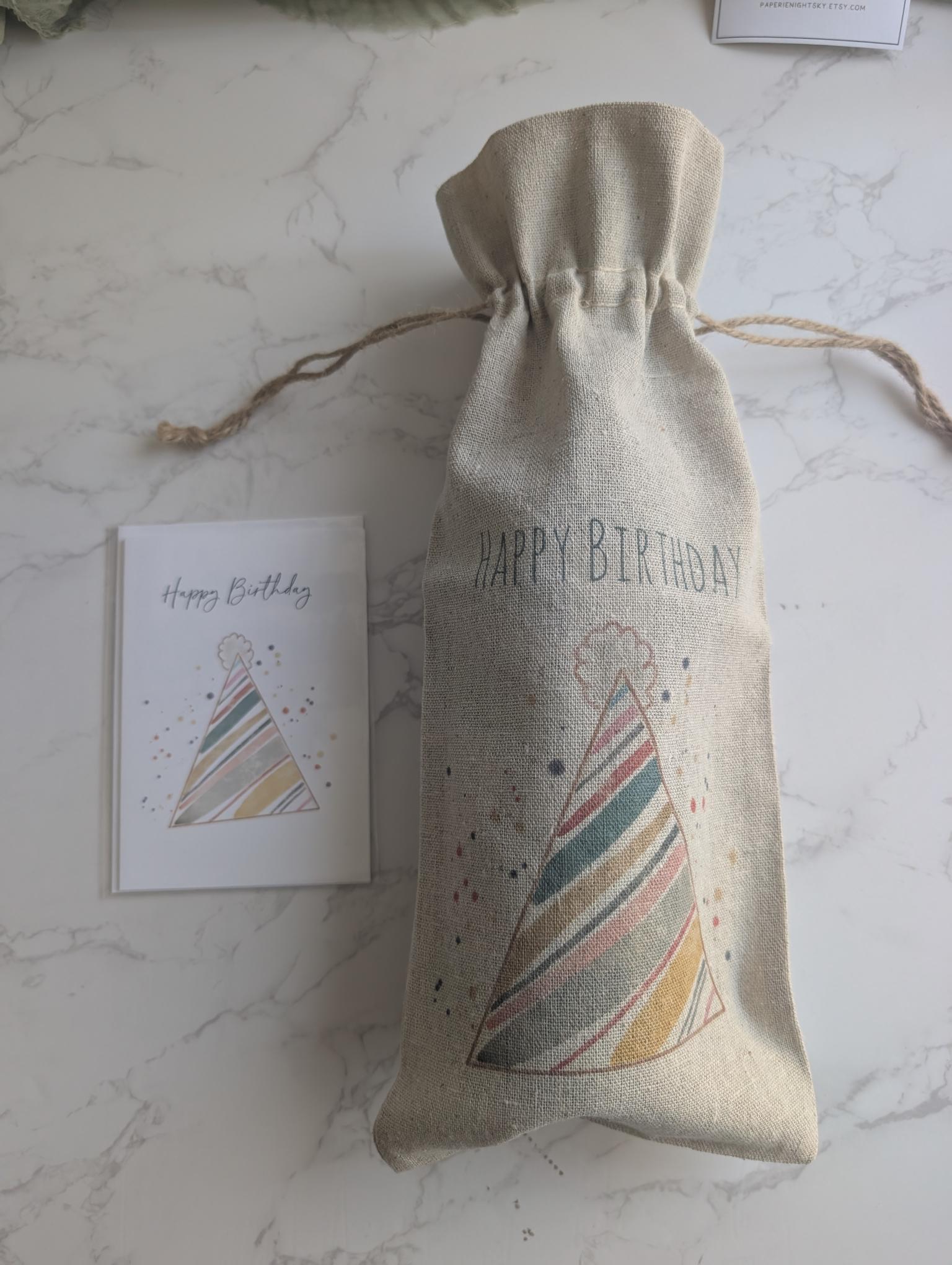 Wine Bag - Linen