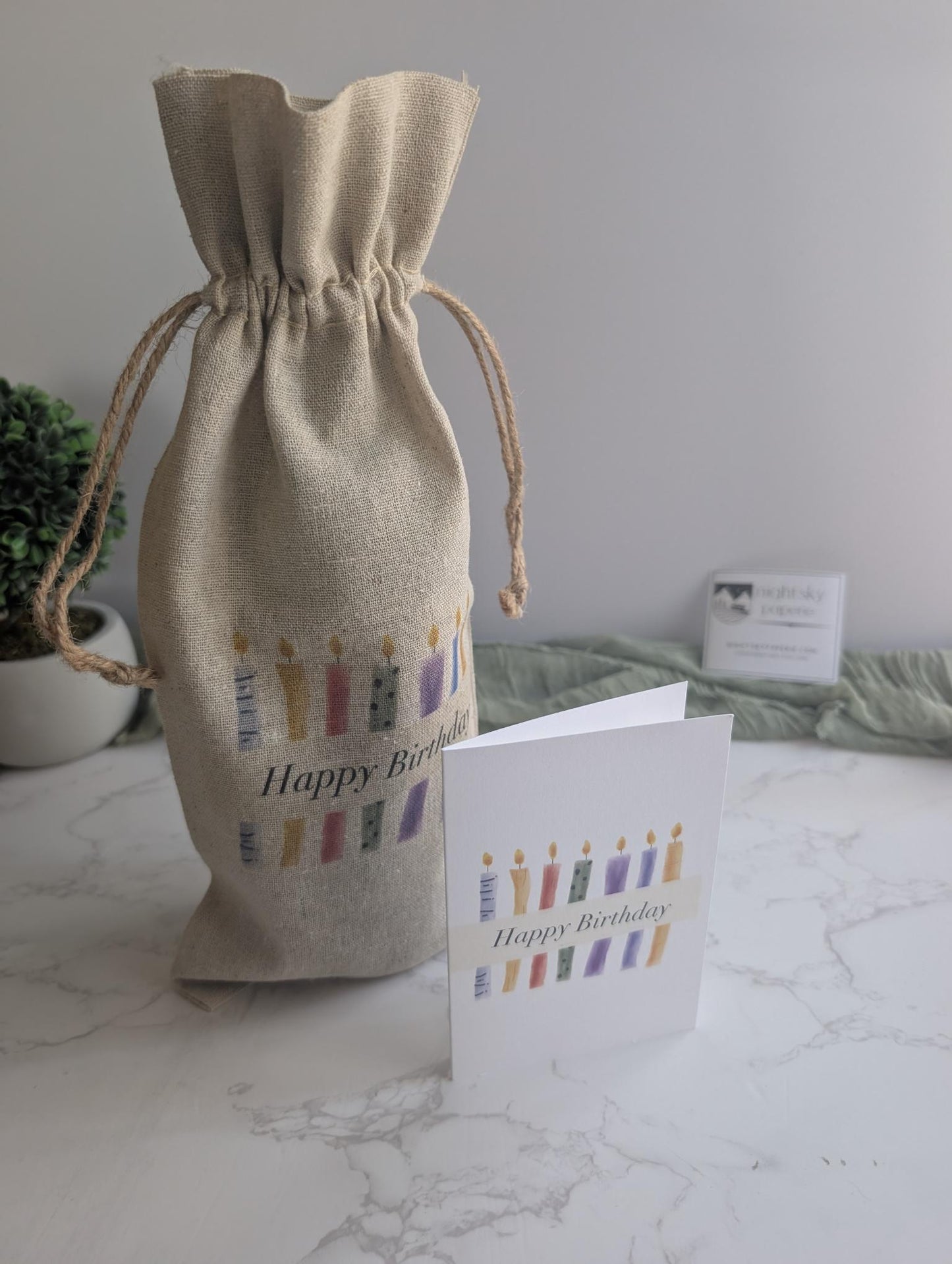 Wine Bag - Linen