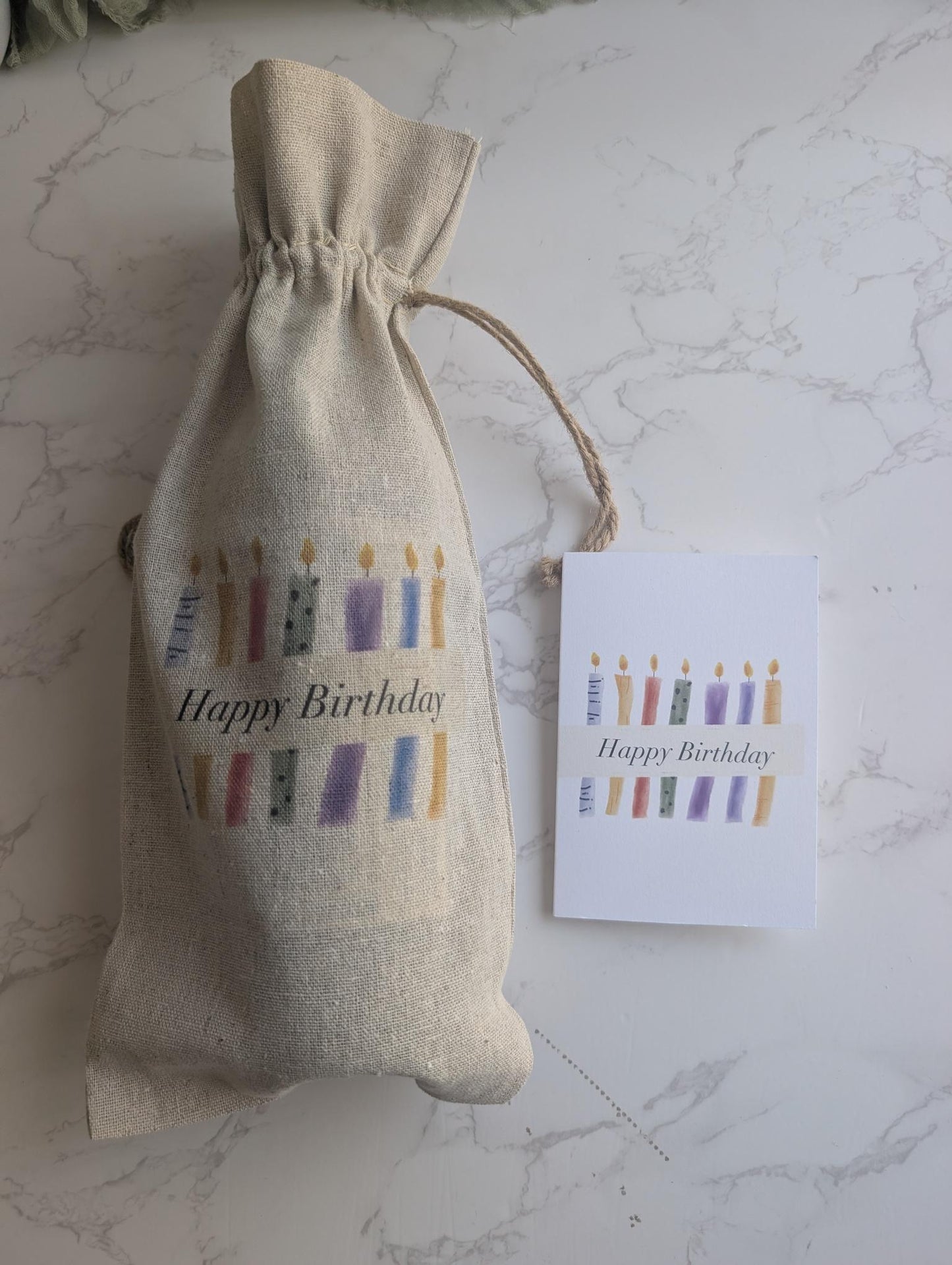 Wine Bag - Linen