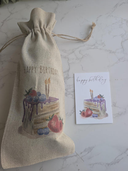 Wine Bag - Linen