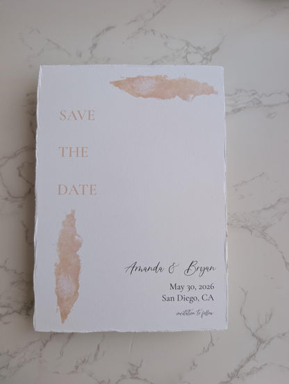 Save the Date | Paint Suite | Wedding Watercolor