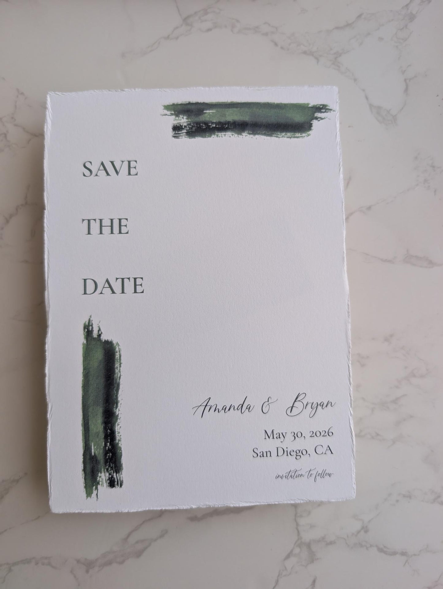 Save the Date | Paint Suite | Wedding Watercolor